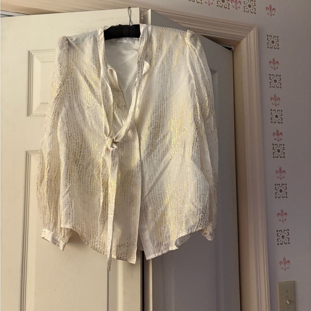 *NEW WITH TAGS* 7 for all mankind blouse size xs